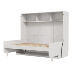 Bellemave® Full Size Murphy Bed with Desk