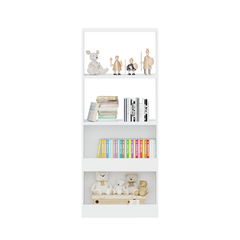 Bellemave® Kids 4-Tier Bookcase/Toy Storage Cabinet Organizer