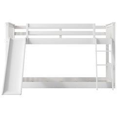 Bellemave® Bunk Bed with Convertible Slide and Ladder