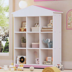 Bellemave® House-Shaped Storage Rack with Nine Storage Compartments