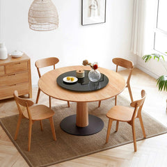 Bellemave® 100% Natural Oak Wood Dirt - Free Wood Chair - Bellemave