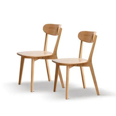 Bellemave® 100% Natural Oak Wood Dirt - Free Wood Chair - Bellemave