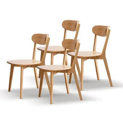 Bellemave® 100% Natural Oak Wood Dirt - Free Wood Chair - Bellemave