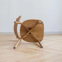 Bellemave® 100% Natural Oak Wood Dirt - Free Wood Chair - Bellemave