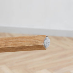 Bellemave® 100% Natural Oak Wood Dirt - Free Wood Chair - Bellemave
