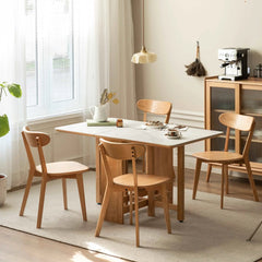 Bellemave® 100% Natural Oak Wood Dirt - Free Wood Chair - Bellemave