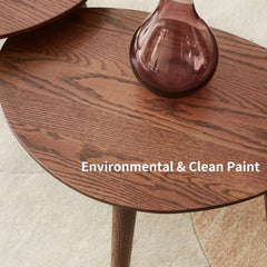 Bellemave® 100% Solid Oak Wood Center Table Low Table - Bellemave