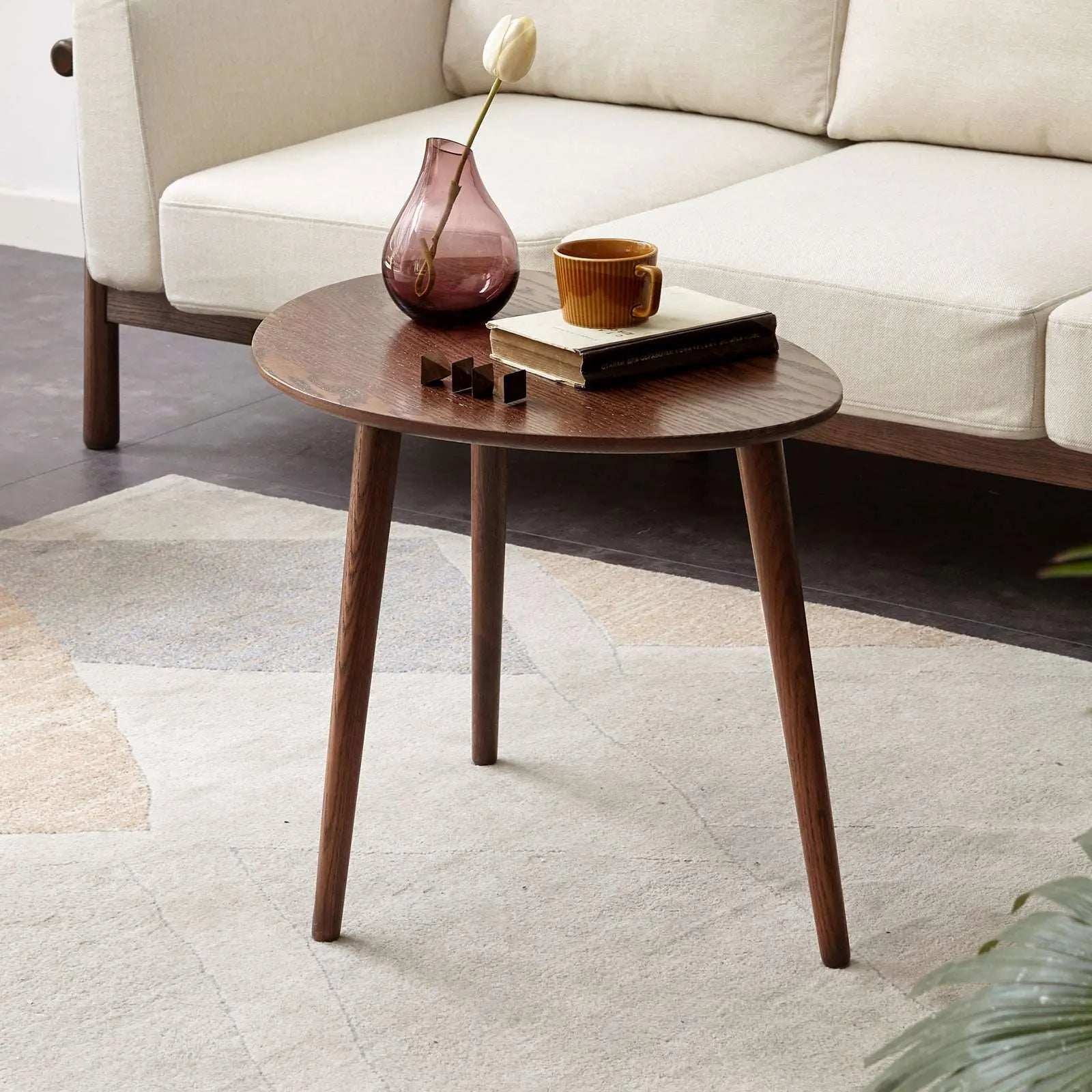 Bellemave® 100% Solid Oak Wood Center Table Low Table - Bellemave