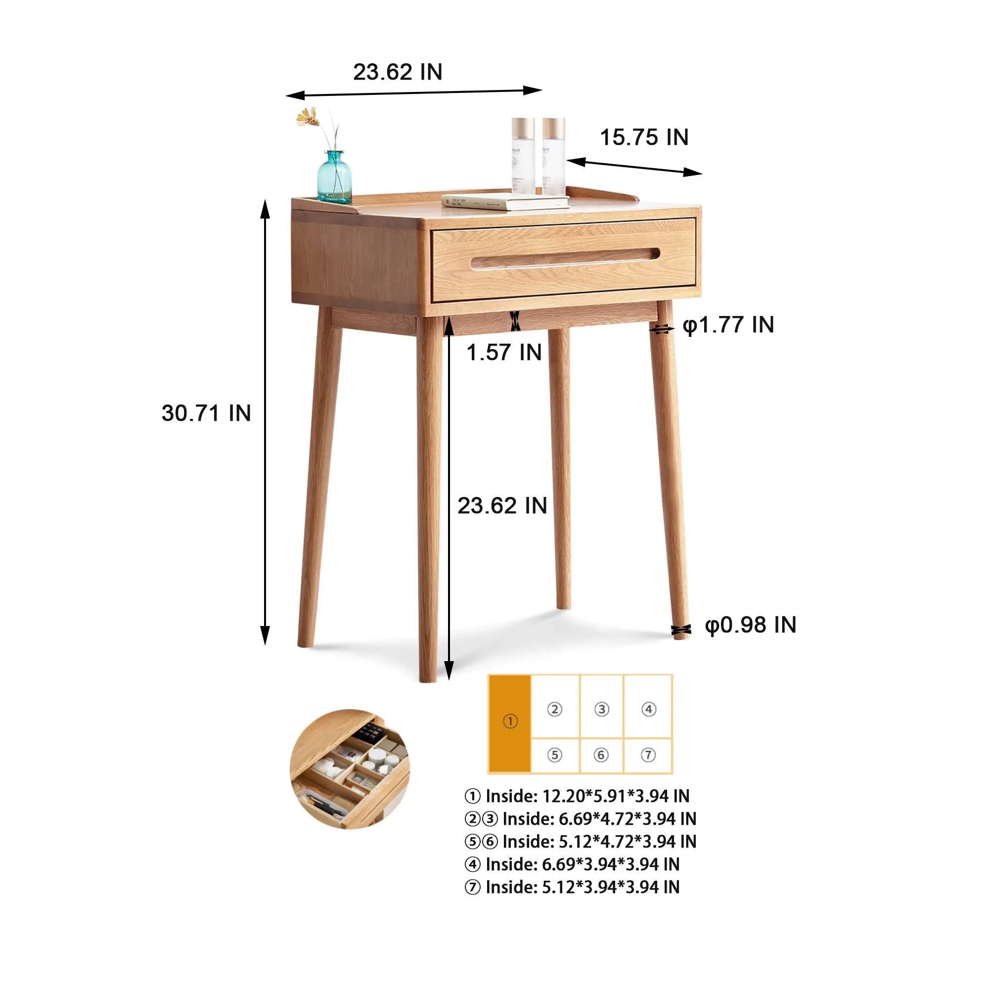 Bellemave® 100% Solid Wood Dresser - Bellemave