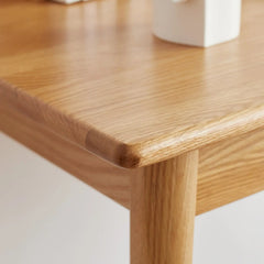 Bellemave® 100% Solid Wood Natural Wood Computer Desk - Bellemave