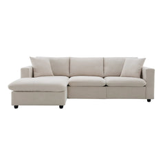 Bellemave® 100.4" Modern Sectional Sofa,L - shaped Couch Set with 2 Free Pillows - Bellemave