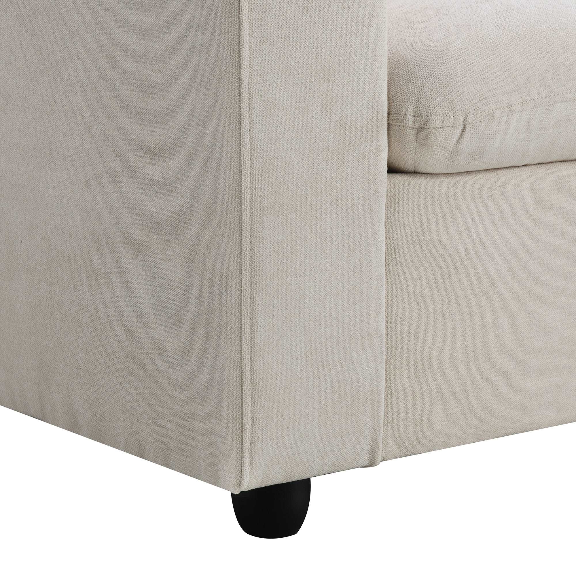 Bellemave® 100.4" Modern Sectional Sofa,L - shaped Couch Set with 2 Free Pillows - Bellemave