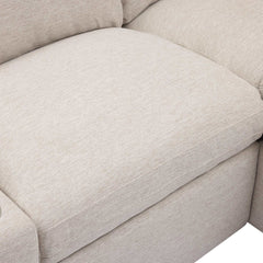 Bellemave® 104" Power Recliner Corner Sofa Home Theater Reclining Sofa Sectional Couches with Storage Box, Cup Holders, USB Ports and Power Socket - Bellemave