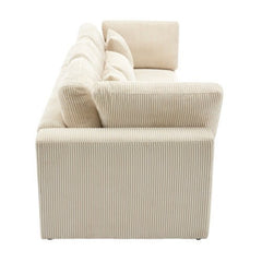 Bellemave® 105" 3 Seater Sofa with Removable Back Cushions and 5 Pillows - Bellemave