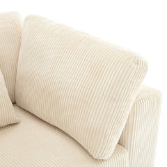Bellemave® 105" 3 Seater Sofa with Removable Back Cushions and 5 Pillows - Bellemave
