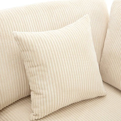 Bellemave® 105" 3 Seater Sofa with Removable Back Cushions and 5 Pillows - Bellemave