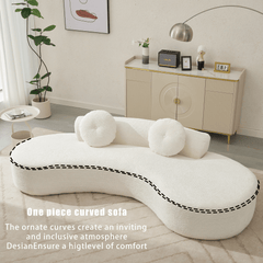Bellemave® 105.5" Modern Cloud Couch with 2 Pillows - Bellemave