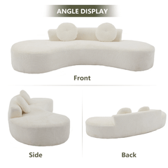 Bellemave® 105.5" Modern Cloud Couch with 2 Pillows - Bellemave
