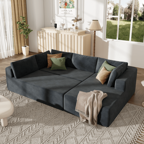 Bellemave® 106.5" Modern Large Modular Sectional Sofa - Bellemave
