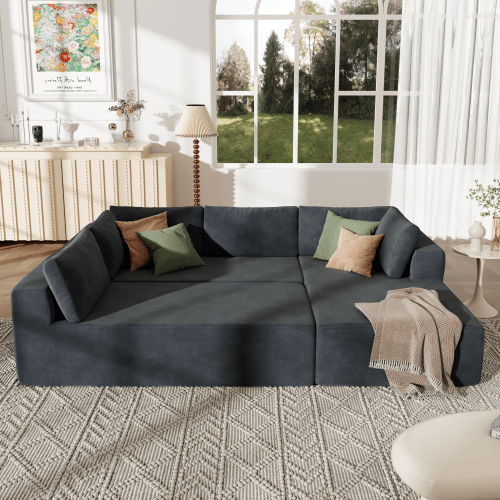 Bellemave® 106.5" Modern Large Modular Sectional Sofa - Bellemave