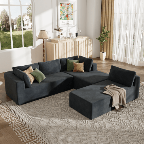 Bellemave® 106.5" Modern Large Modular Sectional Sofa - Bellemave