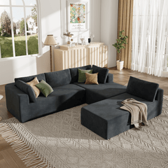 Bellemave® 106.5" Modern Large Modular Sectional Sofa - Bellemave