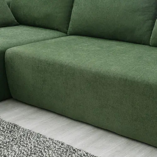 Bellemave® 109" L - Shape Modern Simple Modular Sectional Living Room Sofa Set - Bellemave