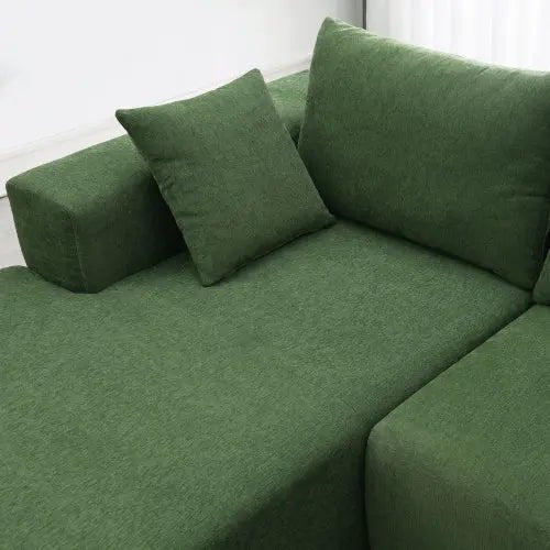 Bellemave® 109" L - Shape Modern Simple Modular Sectional Living Room Sofa Set - Bellemave