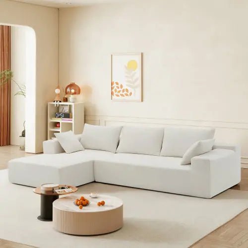 Bellemave® 109" L - Shape Modern Simple Modular Sectional Living Room Sofa Set - Bellemave