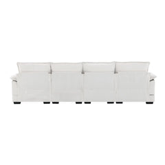Bellemave® 109.8" Modern U - shaped Sectional Sofa with Waist Pillows - Bellemave
