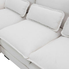 Bellemave® 109.8" Modern U - shaped Sectional Sofa with Waist Pillows - Bellemave