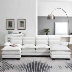 Bellemave® 109.8" Modern U - shaped Sectional Sofa with Waist Pillows - Bellemave