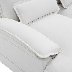 Bellemave® 109.8" Modern U - shaped Sectional Sofa with Waist Pillows - Bellemave