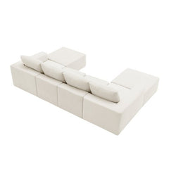 Bellemave® 110" Luxury Chenille U Shaped Sectional Sofa - Bellemave