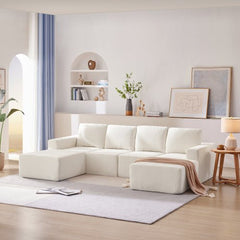 Bellemave® 110" Luxury Chenille U Shaped Sectional Sofa - Bellemave