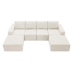 Bellemave® 110" Luxury Chenille U Shaped Sectional Sofa - Bellemave