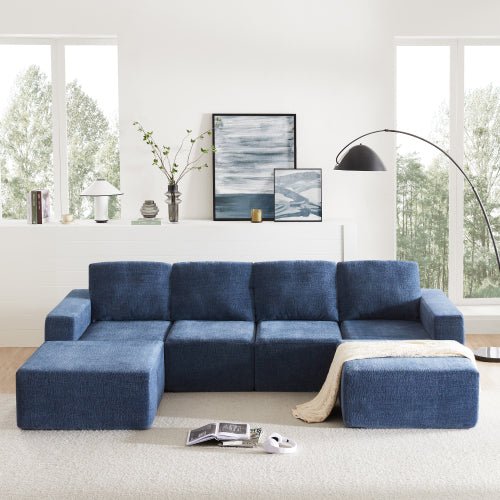 Bellemave® 110" Luxury Chenille U Shaped Sectional Sofa - Bellemave