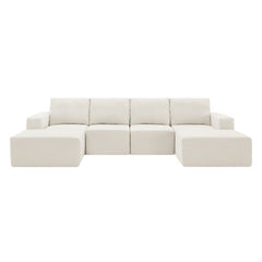 Bellemave® 110" Luxury Chenille U Shaped Sectional Sofa - Bellemave