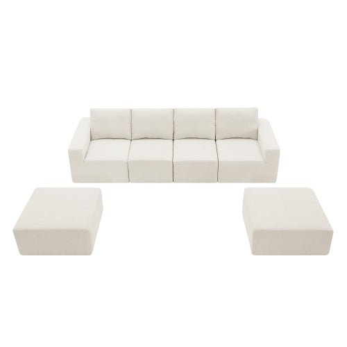 Bellemave® 110" Luxury Chenille U Shaped Sectional Sofa - Bellemave