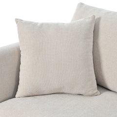 Bellemave® 111.4" Three Indoor Cushioned Combination Sofas with Three Pillows and Curved Seat - Bellemave