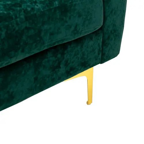 Bellemave® 114" U - Shape Sectional Sofa, Mid Century Modern Couch with Chaise and Ottoman - Bellemave