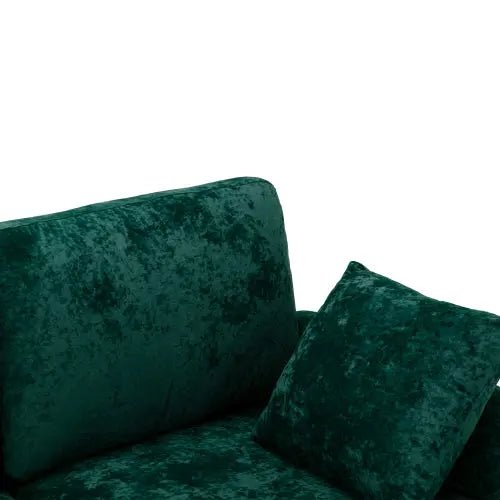 Bellemave® 114" U - Shape Sectional Sofa, Mid Century Modern Couch with Chaise and Ottoman - Bellemave