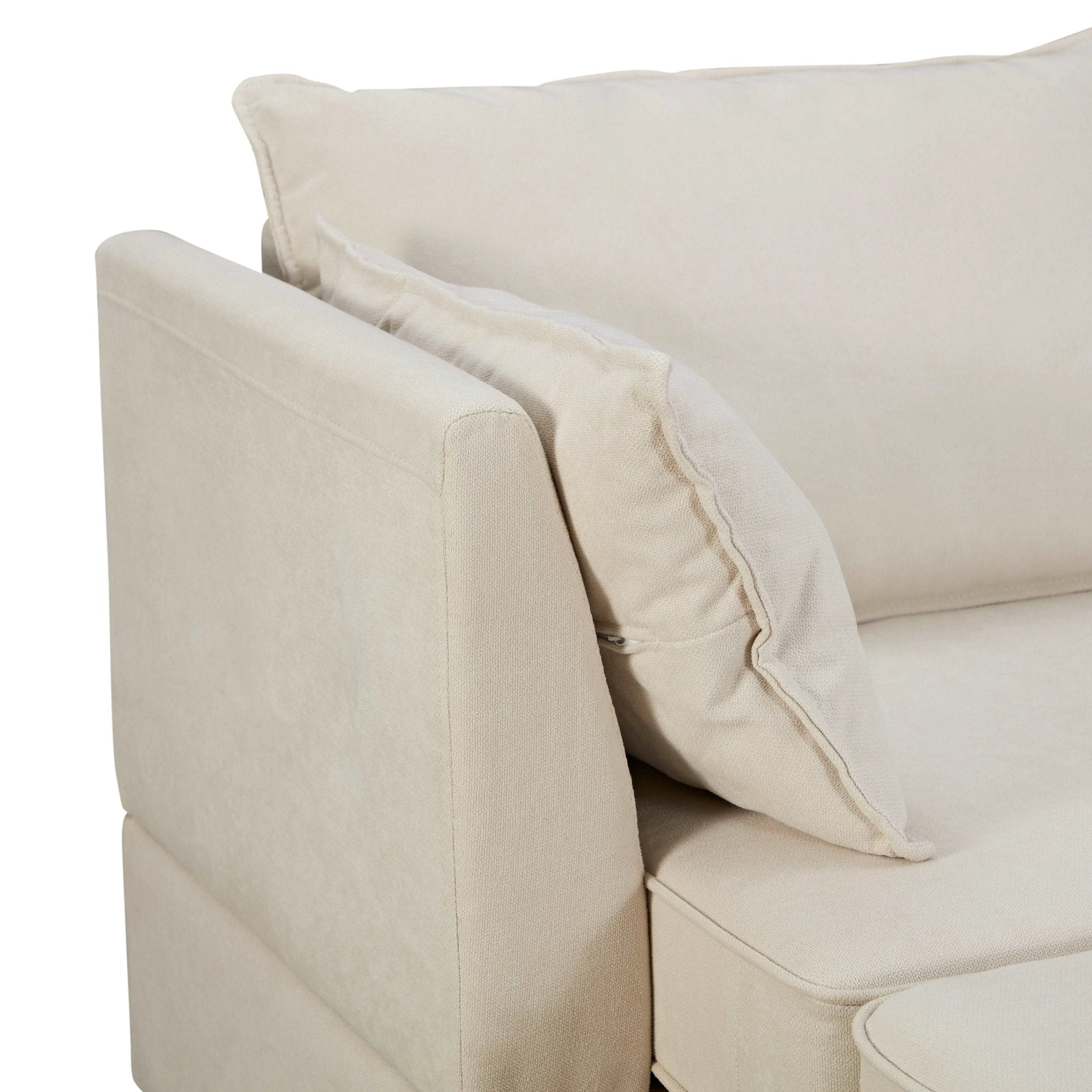 Bellemave® 115.1" Modern Large U - Shape Modular Sectional Sofa, Convertible Sofa Bed with Reversible Chaise - Bellemave