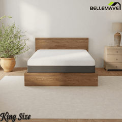 Bellemave® 12 Inch California King Soft Mattress With Cooling Cover - Bellemave