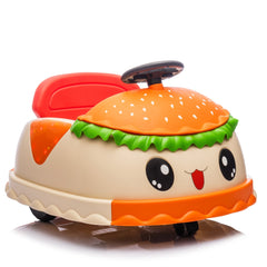 Bellemave® 12V Bumper Car with Parents Control, Rotation & Anti - roll Design, Bluetooth, Music, USB, LED Lights for 2 - 5 Kids - Bellemave