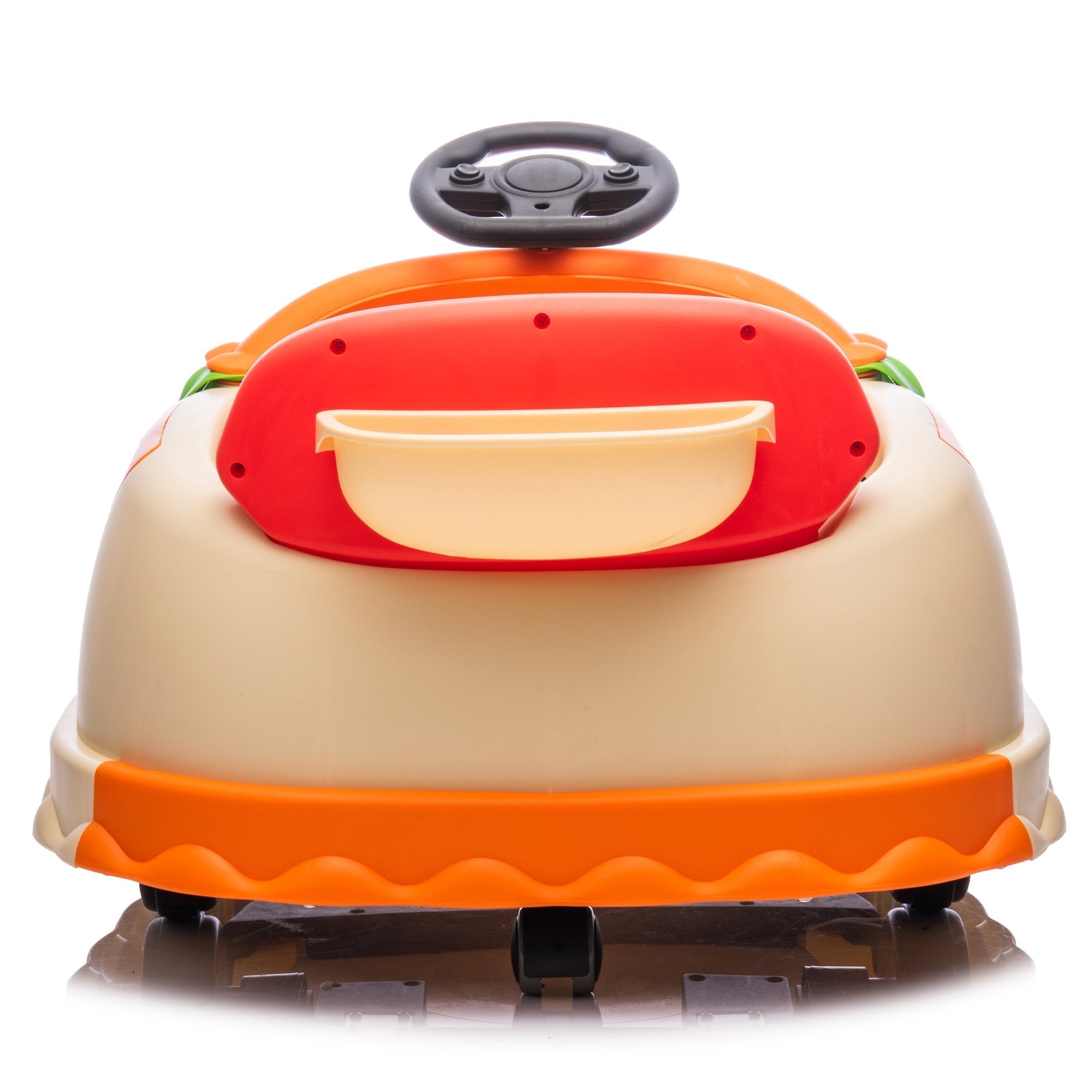 Bellemave® 12V Bumper Car with Parents Control, Rotation & Anti - roll Design, Bluetooth, Music, USB, LED Lights for 2 - 5 Kids - Bellemave