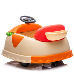 Bellemave® 12V Bumper Car with Parents Control, Rotation & Anti - roll Design, Bluetooth, Music, USB, LED Lights for 2 - 5 Kids - Bellemave