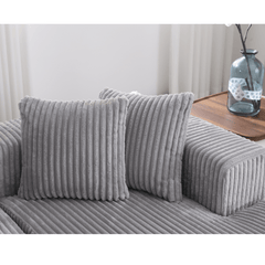 Bellemave® 131" U - shaped Modular Sectional Couch with 8 Pillows - Bellemave