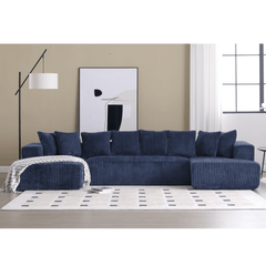Bellemave® 131" U - shaped Modular Sectional Couch with 8 Pillows - Bellemave