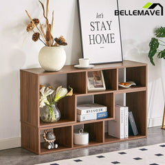Bellemave® 2 Pieces Cube TV Stand,Free Combination Gaming Entertainment Center Media Stand,Open Storage Bookcase Shelf for Living Room,2 Shelf Bookcase L-Shaped TV Console Stand - Bellemave